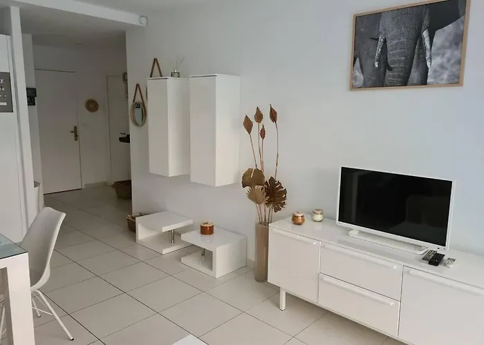 Apartment Le Lodge, T2 Classe 3 Etoiles Avec Jardin, Parking, Piscine & A 2 Pas Menton